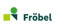 Logo mit grafischen Elementen der Fröbel Bildung und Erziehung gGmbH
