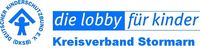 Das Logo der Kinderschutzbünde mit dem Slogan "Die Lobby für Kinder"
