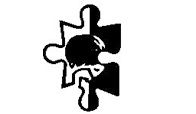 Ein Kindergesicht in einem Puzzleteil