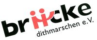 Das Ü im Wort Brücke sieht aus wie zwei angedeutete Personen 