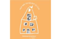 Ein von Kinderhand gezeichnetes Haus mit Fotos aus der Arbeit des Vereins als Fenster und Türen 