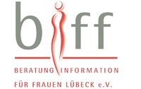 Im Wort biff ist das kleine i die Silhouette einer Frau