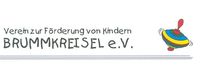 Namensschriftzug und ein bunter Brummkreisel 