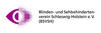 Schriftzug des Namens und ein Auge - halb klar, halb schraffiert