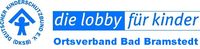 Das Logo der Kinderschutzbünde mit dem Slogan "Die Lobby für Kinder"