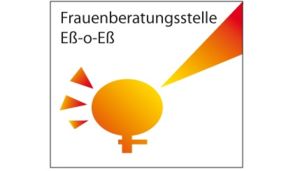Das Frauensymbol als angedeutete Sonne mit einem besonderen Strahl nach rechts