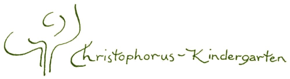 Der Namenszug in grüner Schrift