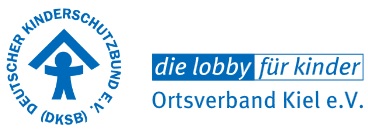 Das Logo der Kinderschutzbünde mit dem Slogan "Die Lobby für Kinder"