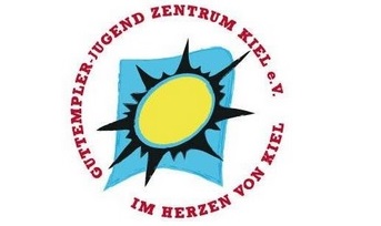 Stern mit gelber Mitte, im Kreis darum der Namensschriftzug des Vereins 