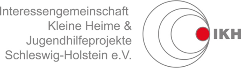 IKH neben einem roten Punkt in verschieden großen Kreisen