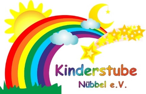 Sonne, Mond und Regenbogen mit 5 Sternen für die 5 vorhandenen Gruppen