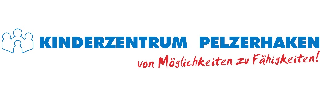 "Förderzentrum Pelzerhaken - Von Fähigkeiten zu Möglichkeiten"  als Slogan und vier Figuren im Kreis