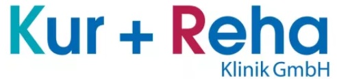 Logo der Kur + Reha Klinik GmbH - Schriftzug in unterschiedlichen Farben