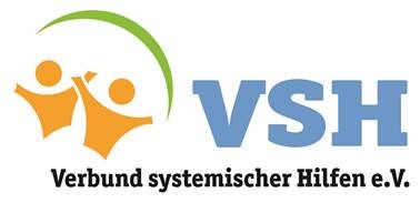 VSH als Slogan und zwei Figuren, die die Arme hochreißen