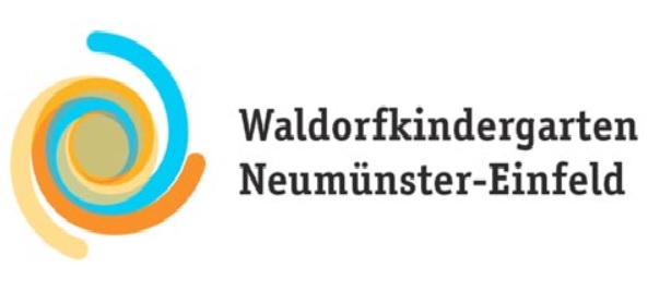Der Namensschriftzug des Vereins und ein bunter Wirbel aus farbigen Linien 