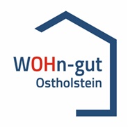 Logo der Wohn-gut Ostholstein gGmbH mit einem angedeuteten Haus darum