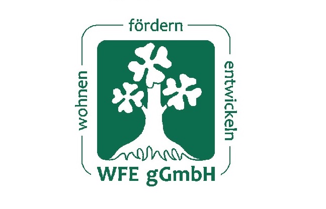 Ein Baum mit drei Ästen, an deren Enden jeweils Wohnen, Fördern und Entwickeln steht 